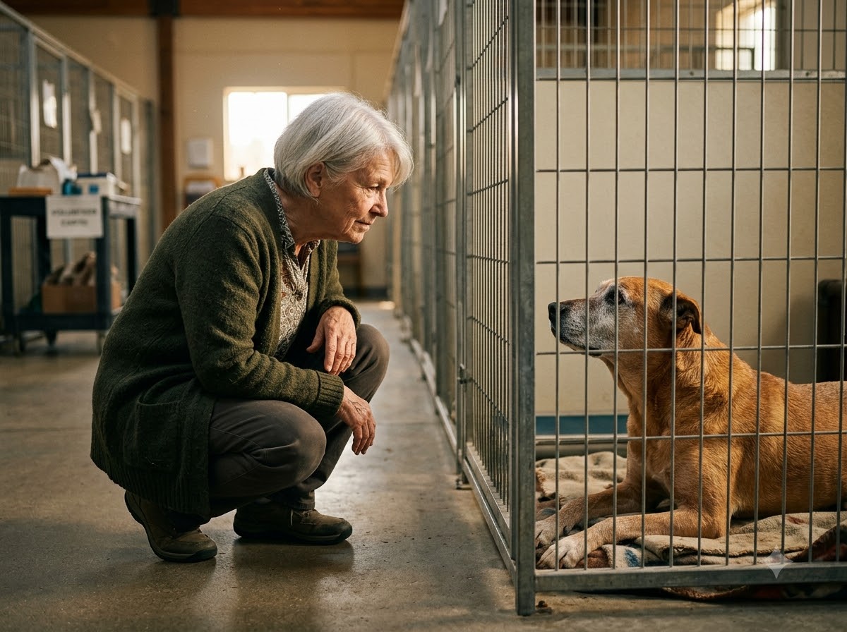 He Waited 700 Days in a Shelter. Then a 75-Year-Old Woman Walked In